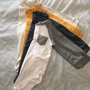 Mixed Brand Long Sleeve Onesie Lot